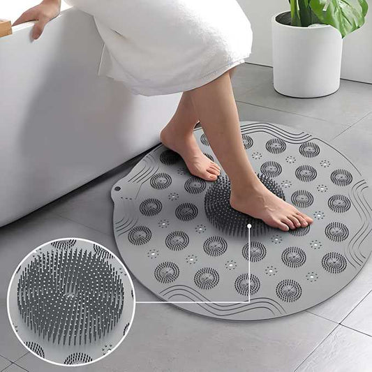 Shower Foot Cleaner Scrubber Foot Brush Massager Pad