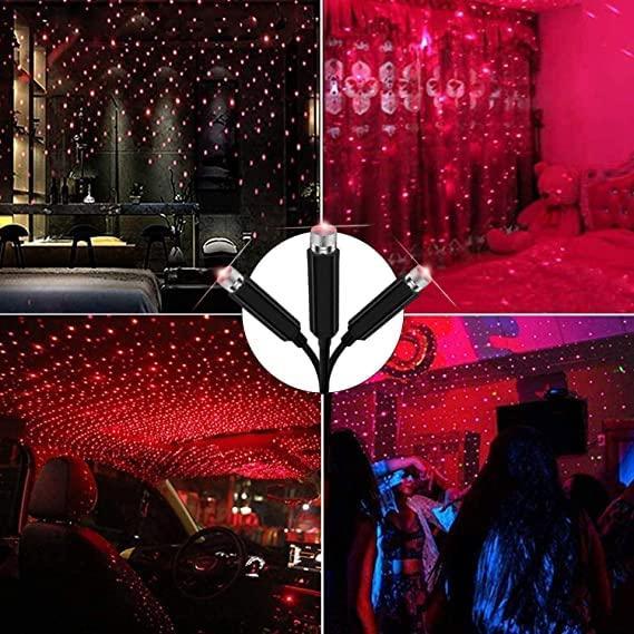 Auto Roof Star Projector Lights, Car Night Lamp Decorations with Romantic Galaxy Atmosphere fit Car, Ceiling, Bedroom