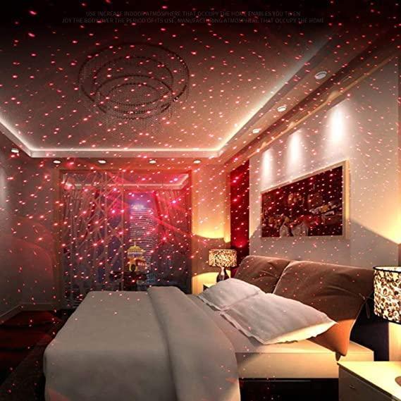 Auto Roof Star Projector Lights, Car Night Lamp Decorations with Romantic Galaxy Atmosphere fit Car, Ceiling, Bedroom