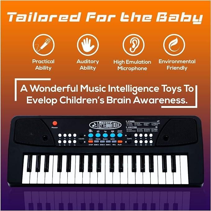 37 Keys Piano Keyboard Toy with Microphone