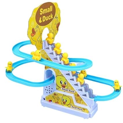 Duck Track Toys for Kids - Small Ducks Stair Climbing Toys for Kids, Escalator Toy